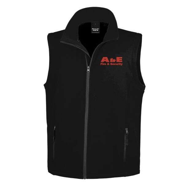 A&E Fire & Security - Result Core Printable Soft Shell Bodywarmer Thumbnail