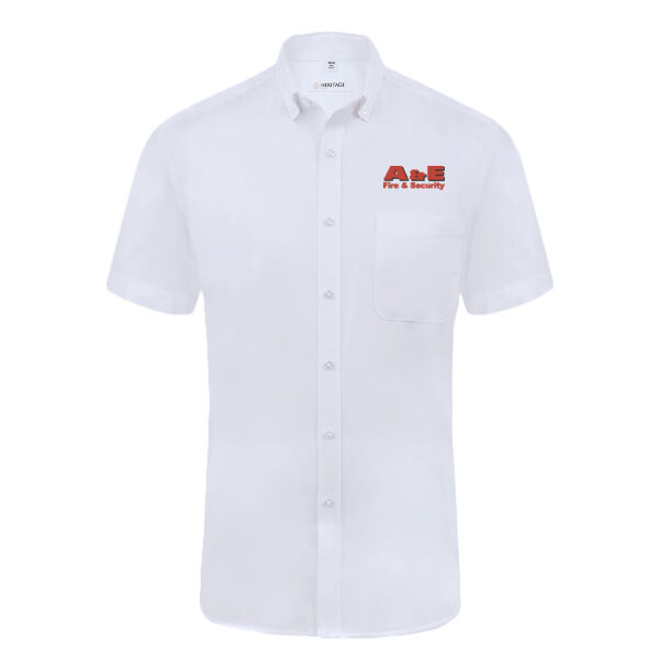 A&E Fire & Security - Disley Bruff Classic Fit Oxford Shirt - Short Sleeve Thumbnail