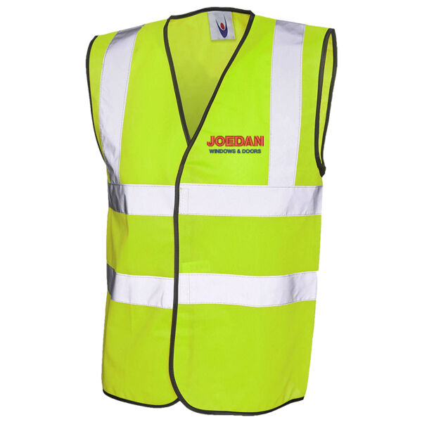 Joedan Windows & Doors - Uneek Hi Vis Safety Waistcoat Thumbnail