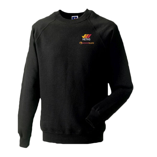 HETAS + Woodsure - Russell Raglan Sweatshirt Thumbnail