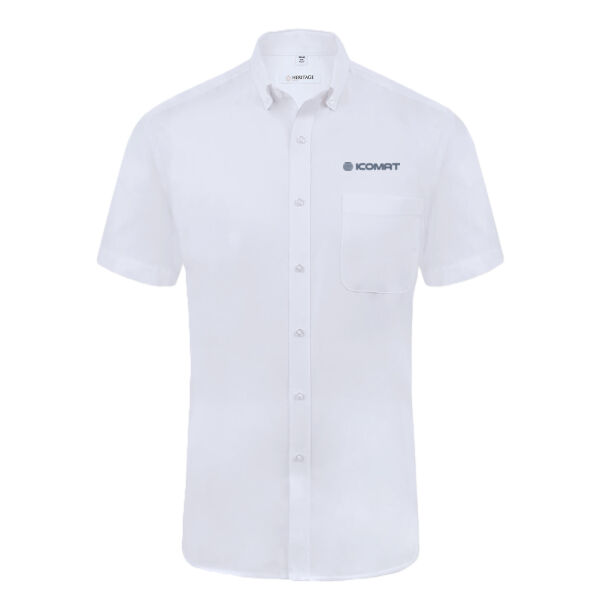 iCOMAT - Disley Bruff Classic Fit Oxford Shirt - Short Sleeve Thumbnail