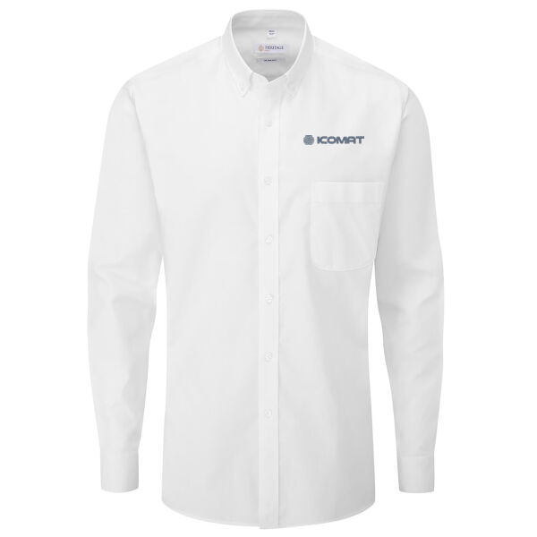 iCOMAT - Disley Bray Slim Fit Oxford Shirt - Long Sleeve Thumbnail