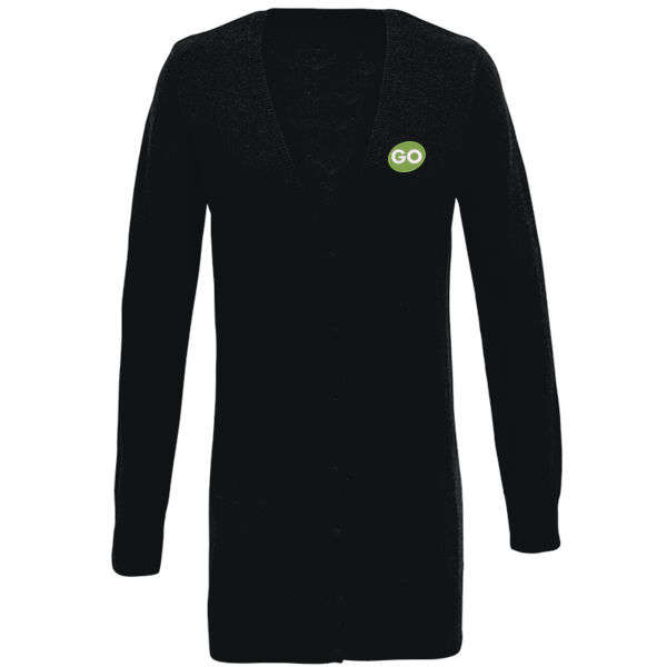 GO Vehicle Services - Premier Ladies Longline V Neck Cardigan Thumbnail