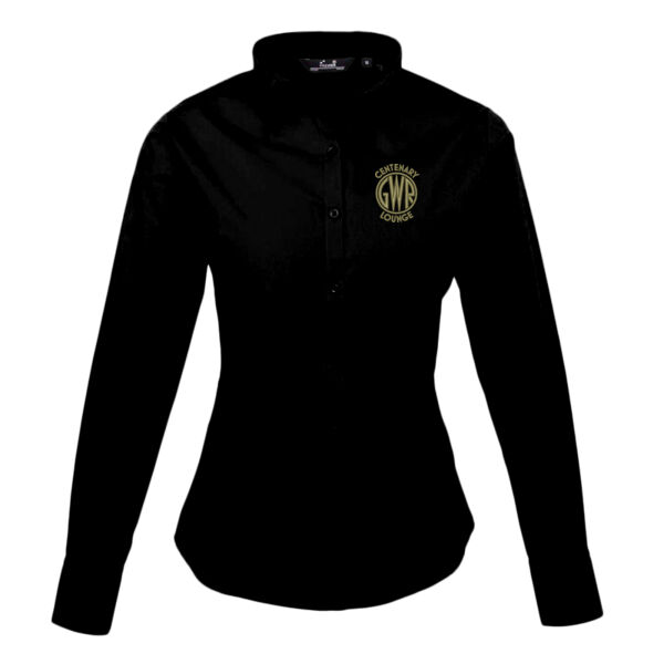 Centenary Lounge - Premier Ladies Long Sleeve Poplin Blouse Thumbnail