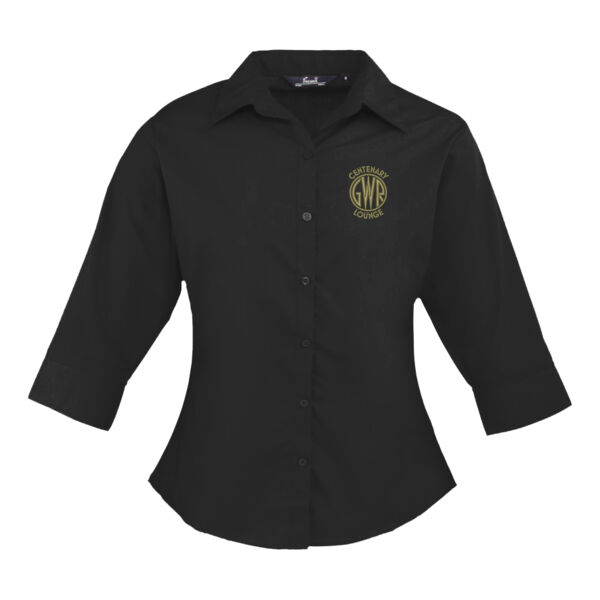 Centenary Lounge - Premier Ladies 3/4 Sleeve Poplin Blouse Thumbnail