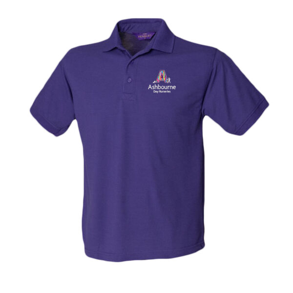 Ashbourne Day Nurseries - Henbury Heavy Poly/Cotton Piqué Polo Shirt Thumbnail