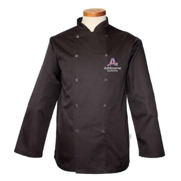 Ashbourne Day Nurseries - Kitchen Uniform - Denny's Essentials Long Sleeve Chef Jacket Thumbnail