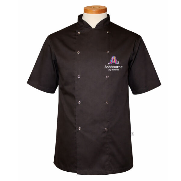 Ashbourne Day Nurseries - Kitchen Uniform - Denny's Essentials Short Sleeve Chef Jacket Thumbnail