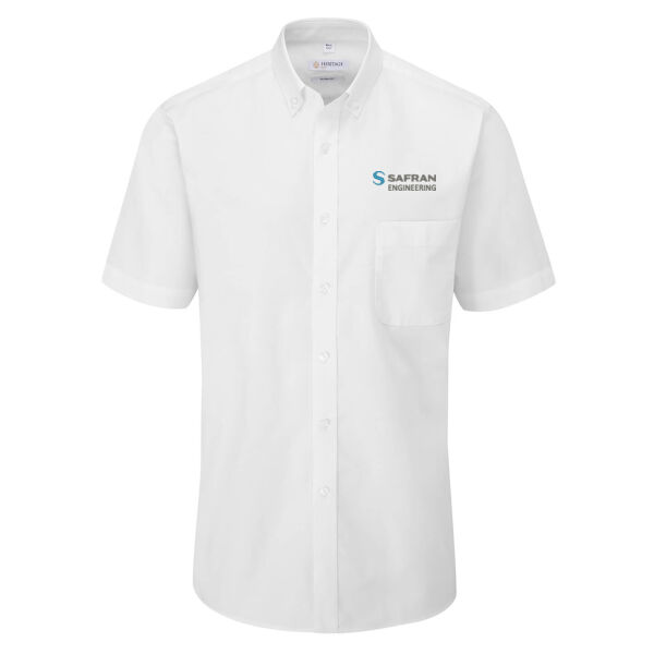 Fire Warden (SLS Engineering) - Disley Bray Slim Fit Oxford Shirt - Short Sleeve Thumbnail