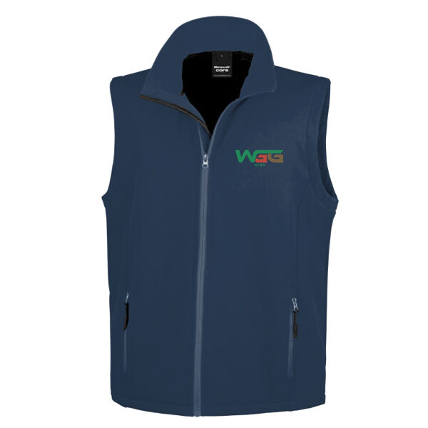 WGG Hire - Result Core Printable Soft Shell Bodywarmer Thumbnail