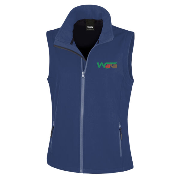 WGG Hire - Result Core Ladies Printable Soft Shell Bodywarmer Thumbnail