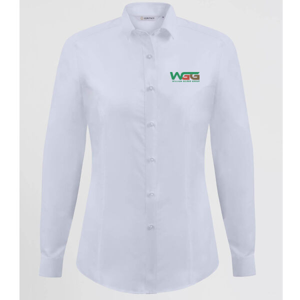 WGG Management Uniform - Disley Megan Oxford Blouse - Long Sleeve Thumbnail