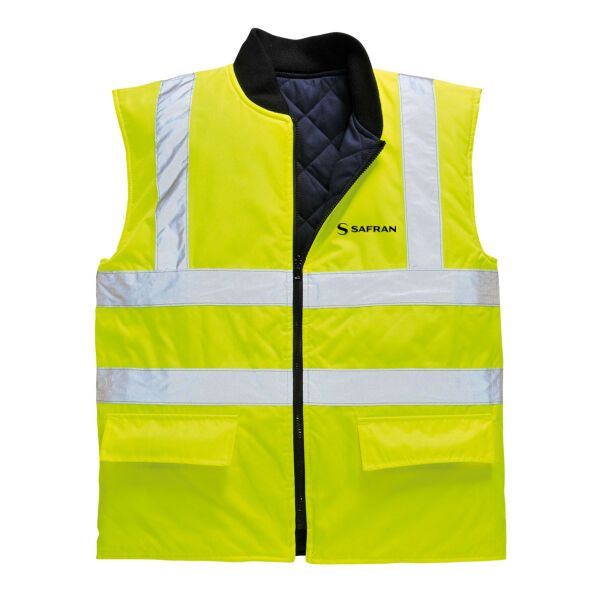 Hi-Vis (SLS Engineering) - Portwest Hi-Vis Reversible Bodywarmer Thumbnail