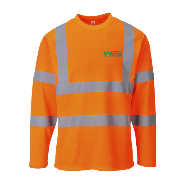 WGG Group - Portwest Hi-Vis Cotton Comfort Long Sleeve T-Shirt Thumbnail