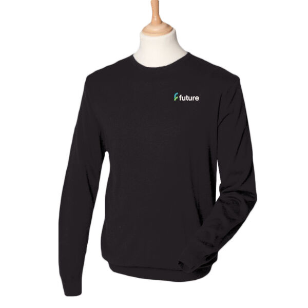 Future Advanced Manufacture - Henbury Lightweight Cotton Acrylic Crew Neck Sweater Thumbnail