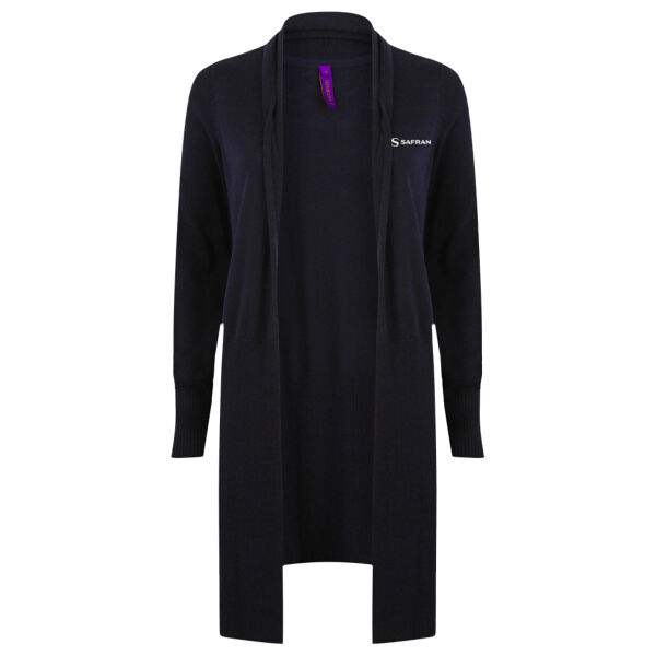 Office Uniform (SUK) - Henbury Ladies Longline Open Cardigan Thumbnail