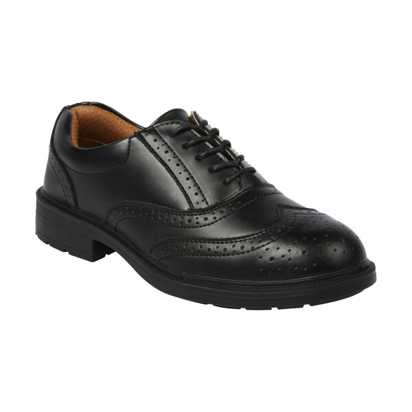 Footwear (SUK) - Black Brogue Executive Shoe Thumbnail