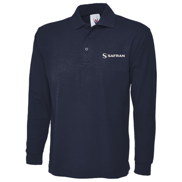 Fire Warden & First Aider (SUK) - Uneek Long Sleeve Classic Polo Shirt Thumbnail