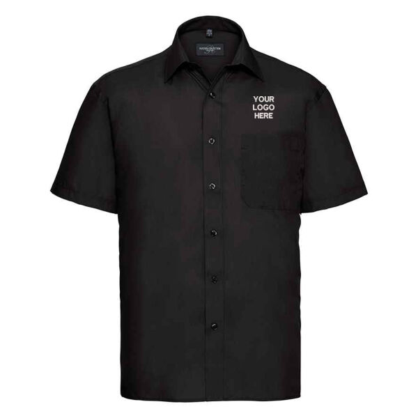 HETAS Uniform - Russell Collection Short Sleeve Easy Care Poplin Shirt Thumbnail