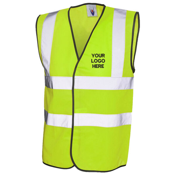 HETAS Uniform - Uneek Hi Vis Safety Waistcoat Thumbnail
