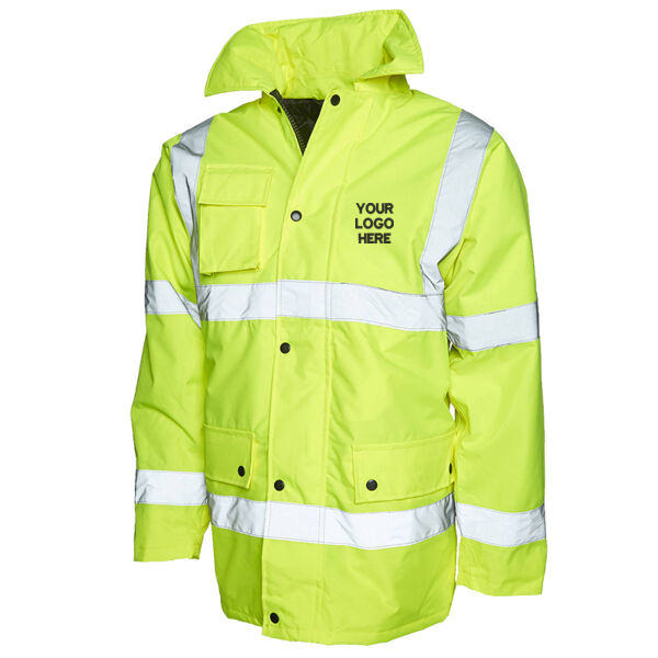 HETAS Uniform - Uneek Hi Vis Road Safety Jacket Thumbnail