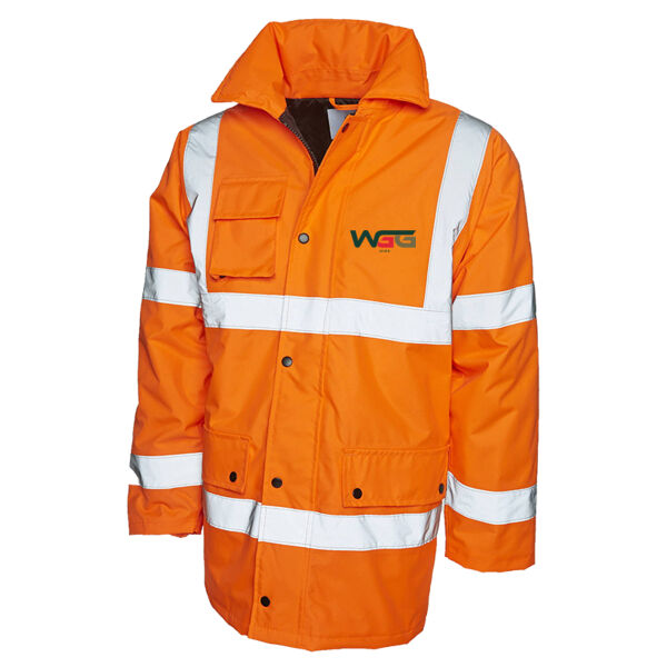 WGG Hire - Uneek Hi Vis Road Safety Jacket Thumbnail