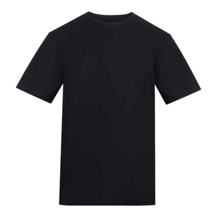 Black crew neck work t-shirt